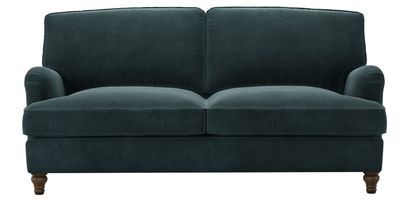 Bluebell 2.5 Seat Sofa Bed in Deep Forest Aquaclean Clever Velvet - sofa.com