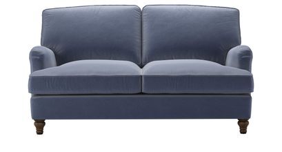 Bluebell 2 Seat Sofa Bed in Sapphire Smart Velvet - sofa.com
