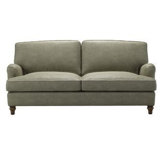 Bluebell 3 Seat Sofa bed in Matcha Powdered Leather - sofa.com