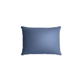 38x55cm Scatter Cushion in Oxford Blue Brushed Linen Cotton - sofa.com