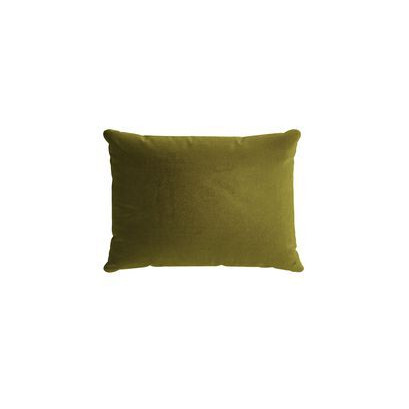 38x55cm Scatter Cushion in Olive Cotton Matt Velvet - sofa.com