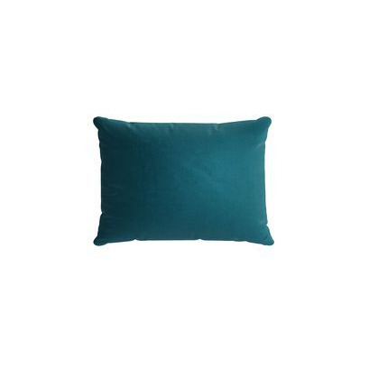 38x55cm Scatter Cushion in Deep Turquoise Cotton Matt Velvet - sofa.com