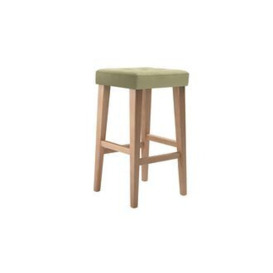 Buttons Tall Stool Stool in Cardamon Brushed Linen Cotton - sofa.com