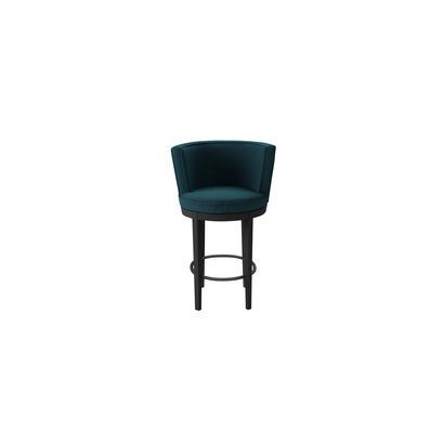 Margaux Bar Stool in Evergreen Brushed Linen Cotton - sofa.com