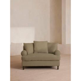 Audrey Loveseat - Natural Linen | crafted in UK