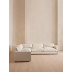 Buy Mossley Corner Sofa in Linen Bisque - Soho House Inspired Design