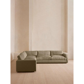 Buy Mossley Corner Sofa in Sage Linen - Soho House Inspired Design