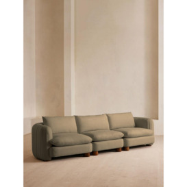 Vivienne Linen Modular Sofa - Four Seater | Sage