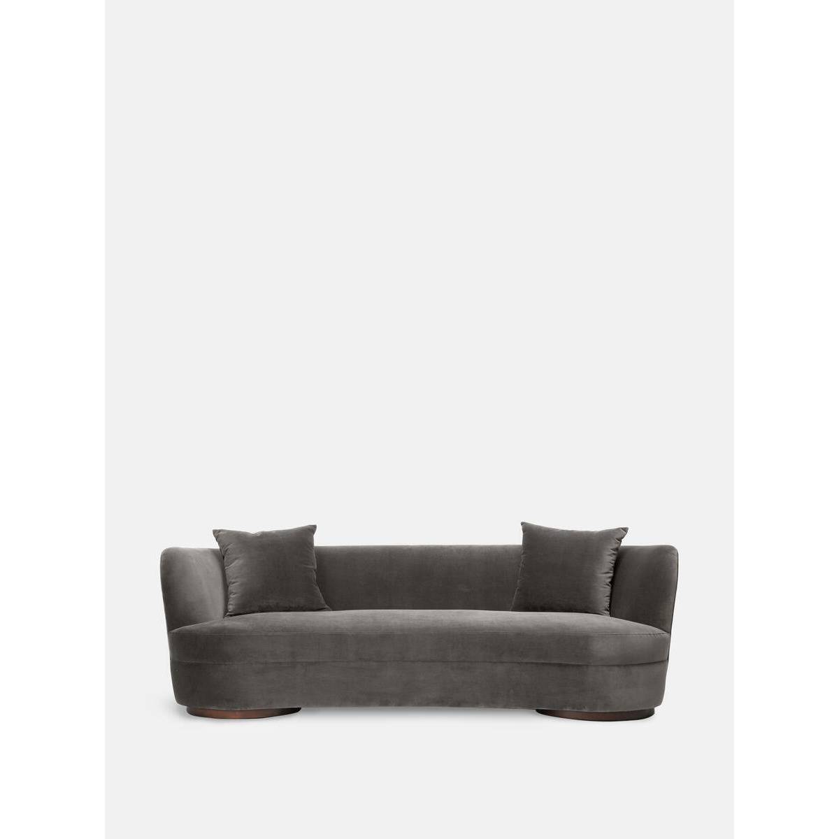 Clovelly Sofa, Smoke Velvet