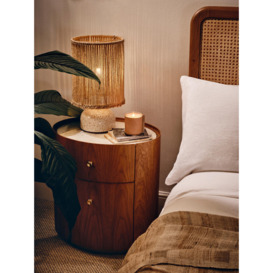 Andrea Marble Bedside Table - Elegant and Timeless Design