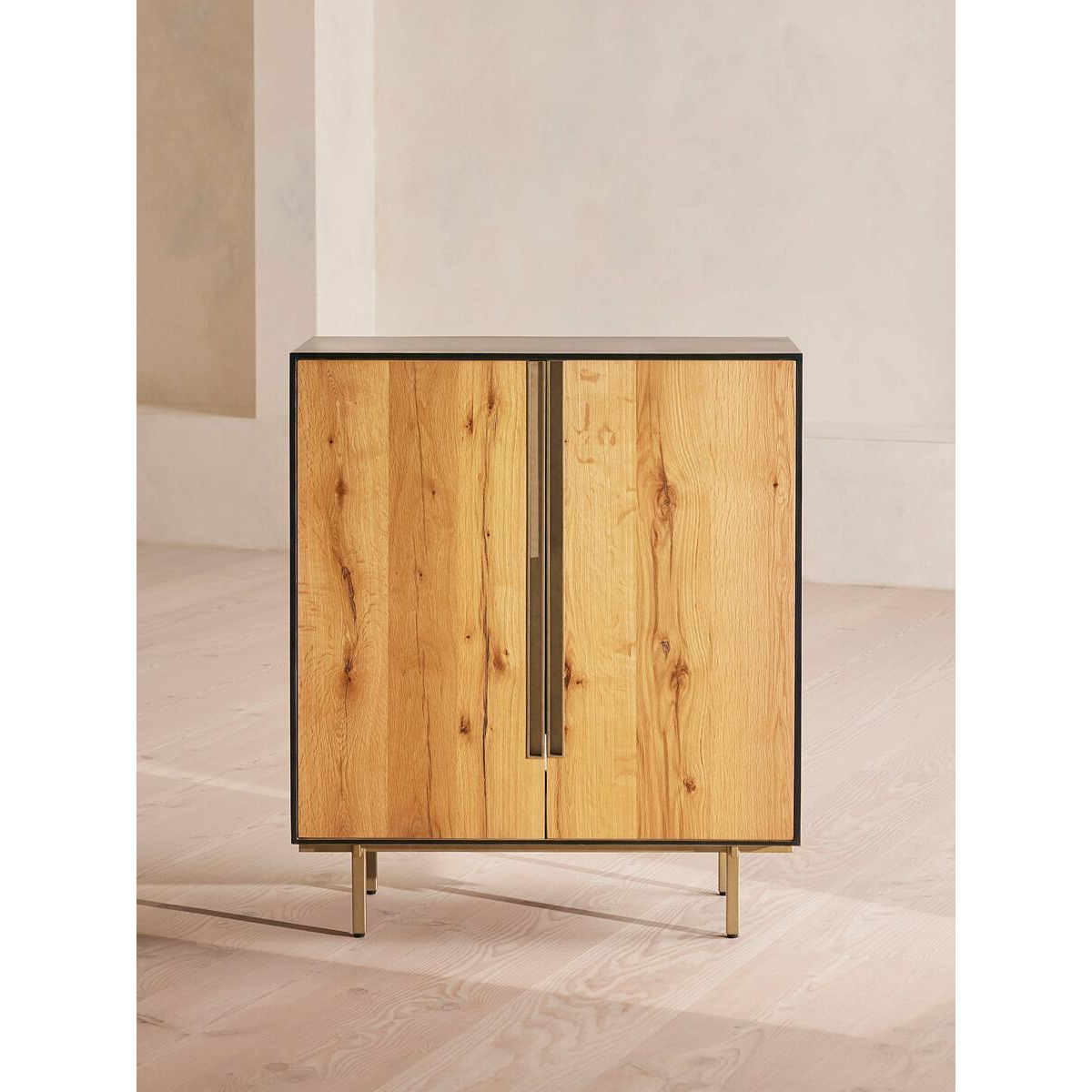 Mercer Petite Cabinet - French Oak Veneered Doors | Soho House Amsterdam