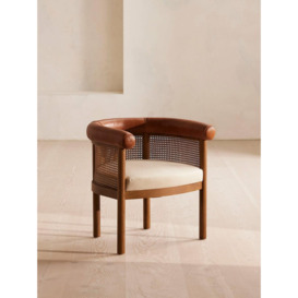 Jensen Cream Linen Dining Chair | Soho House Berlin Inspired