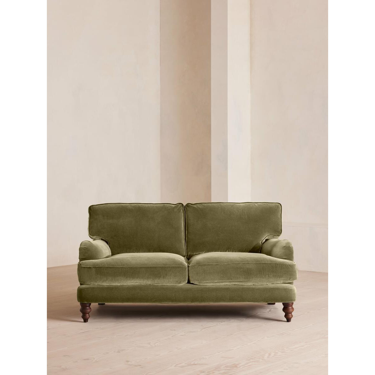 Buy Arundel Two Seater Sofa in Velvet Lichen | Soho House Furniture