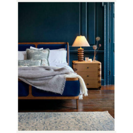 Silvanus Blue Wool Rug - Hand-Knotted in India | Babington House Inspired