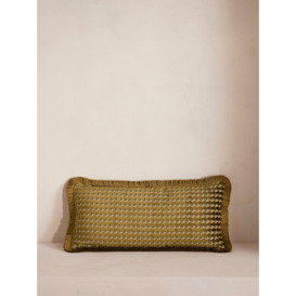 Buy Charis Oblong Cushion in Ochre - Add Warmth and Dimension to Your Home Decor