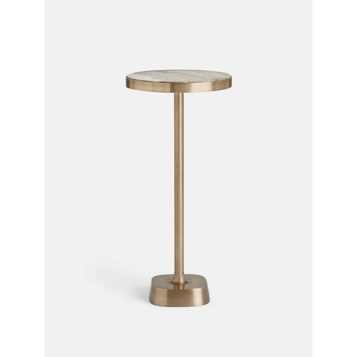 Arlon Small Side Table in Terra Bianca Marble | Soho House Inspired