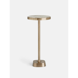 Arlon Small Side Table in Terra Bianca Marble | Soho House Inspired