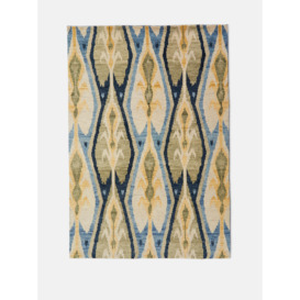 Alderton Blue Wool Rug - Hand-Knotted in India | Soho House Austin Inspired