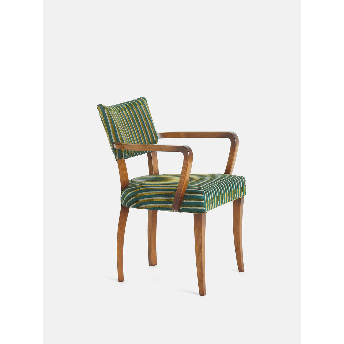 Molina Armchair, Pierre Frey Velvet Lines, Foret