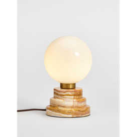 Buy Pink Marble Lakeville Table Lamp Online - distinctive Veining in the Stone