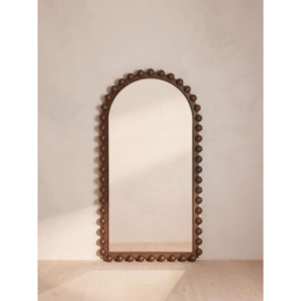 Emilia Floor Mirror | Solid Dark Oak | Oversized Arch Silhouette