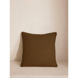 Buy Ochre Vinnie Square Cushion - 100% Linen | UK Made