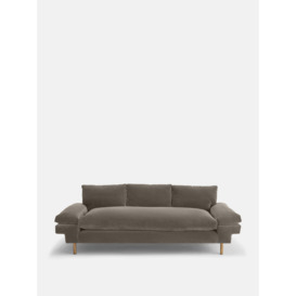 Bristol Sofa, Velvet, Taupe