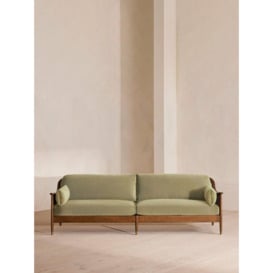 Buy Atlanta Four Seater Sofa - Lichen Velvet | Shoreditch House Inspired