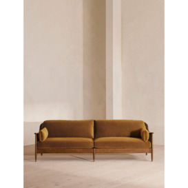 Buy Atlanta Four Seater Sofa in Mustard Velvet - Shoreditch House Inspired Design