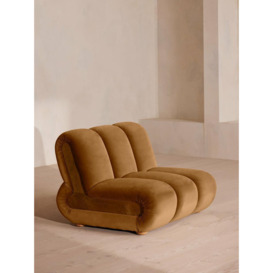 Noelle Mustard Velvet Armchair | Modular Design