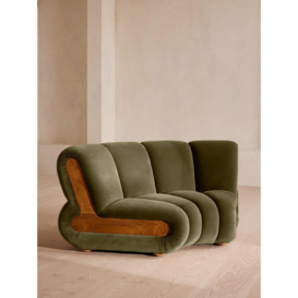 Noelle Olive Velvet Armchair | Modular Design