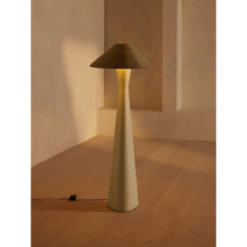 Buy Casius Floor Lamp - Handwoven Seagrass Shade | Soho Roc House