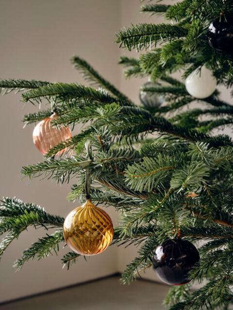 Rosendale Baubles, Amber, Set of Six