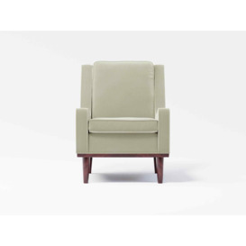 Hampton Leather Armchair - Cream Leather