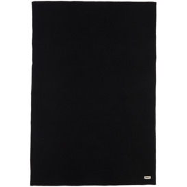 Tekla Black Pure New Wool Blanket