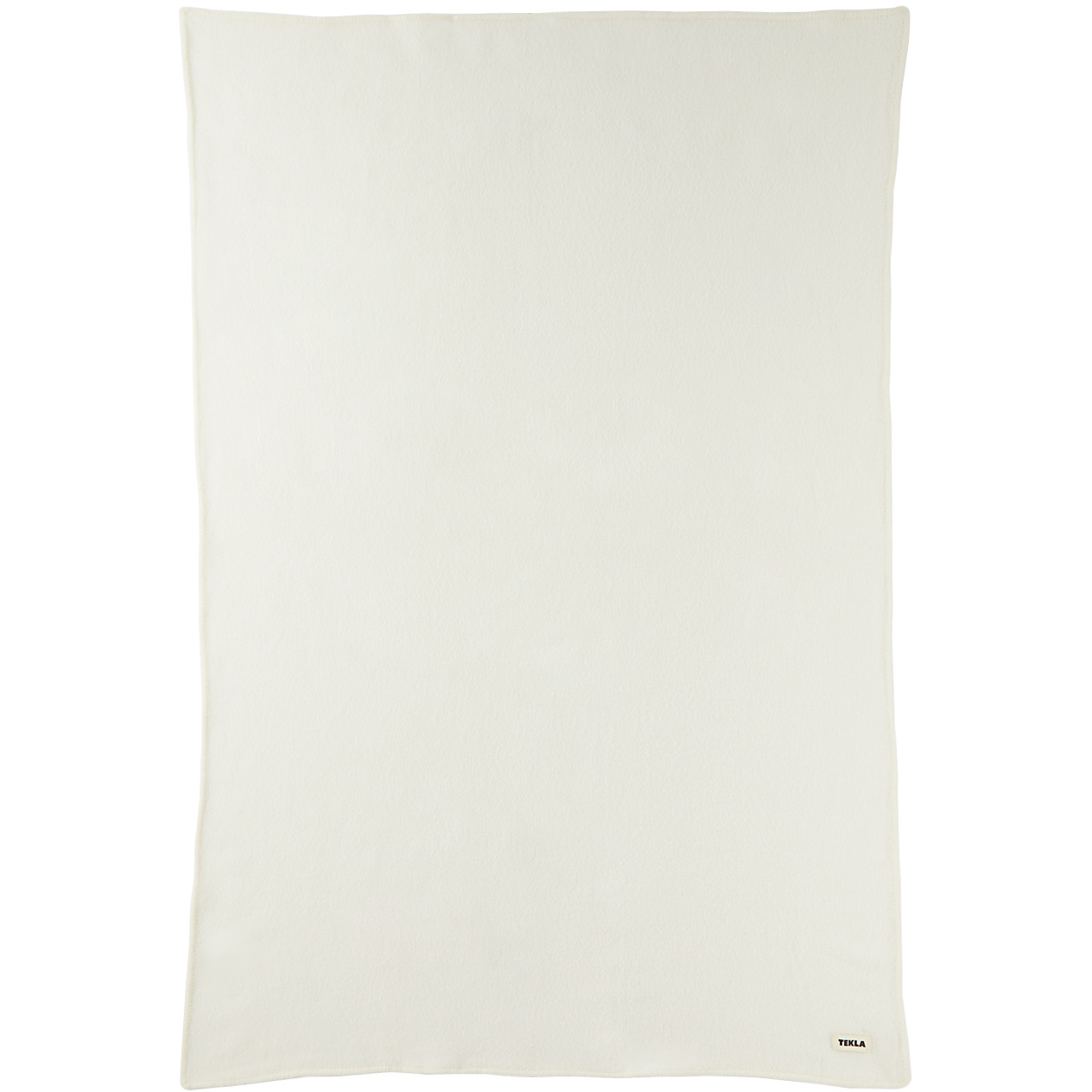 Tekla Off-White Pure New Wool Blanket