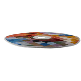 Curves by Sean Brown SSENSE Exclusive Multicolor Handmade CD Rug - thumbnail 2