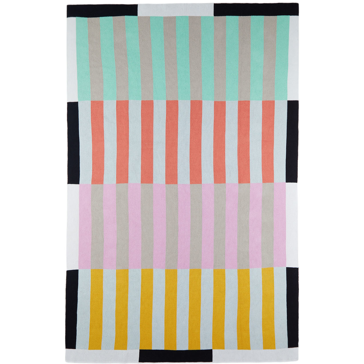 Dusen Dusen Multicolor Stripe Throw