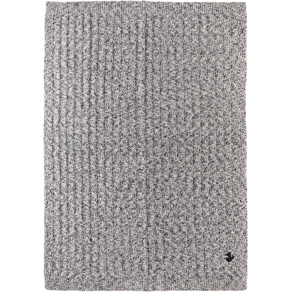 Jil Sander SSENSE Exclusive White & Black Chunky Mouline Textured Blanket - image 1
