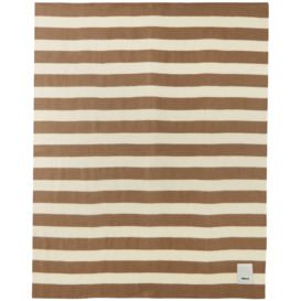 Tekla Beige & Brown Pure New Wool Blanket
