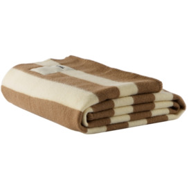 Tekla Beige & Brown Pure New Wool Blanket - thumbnail 2