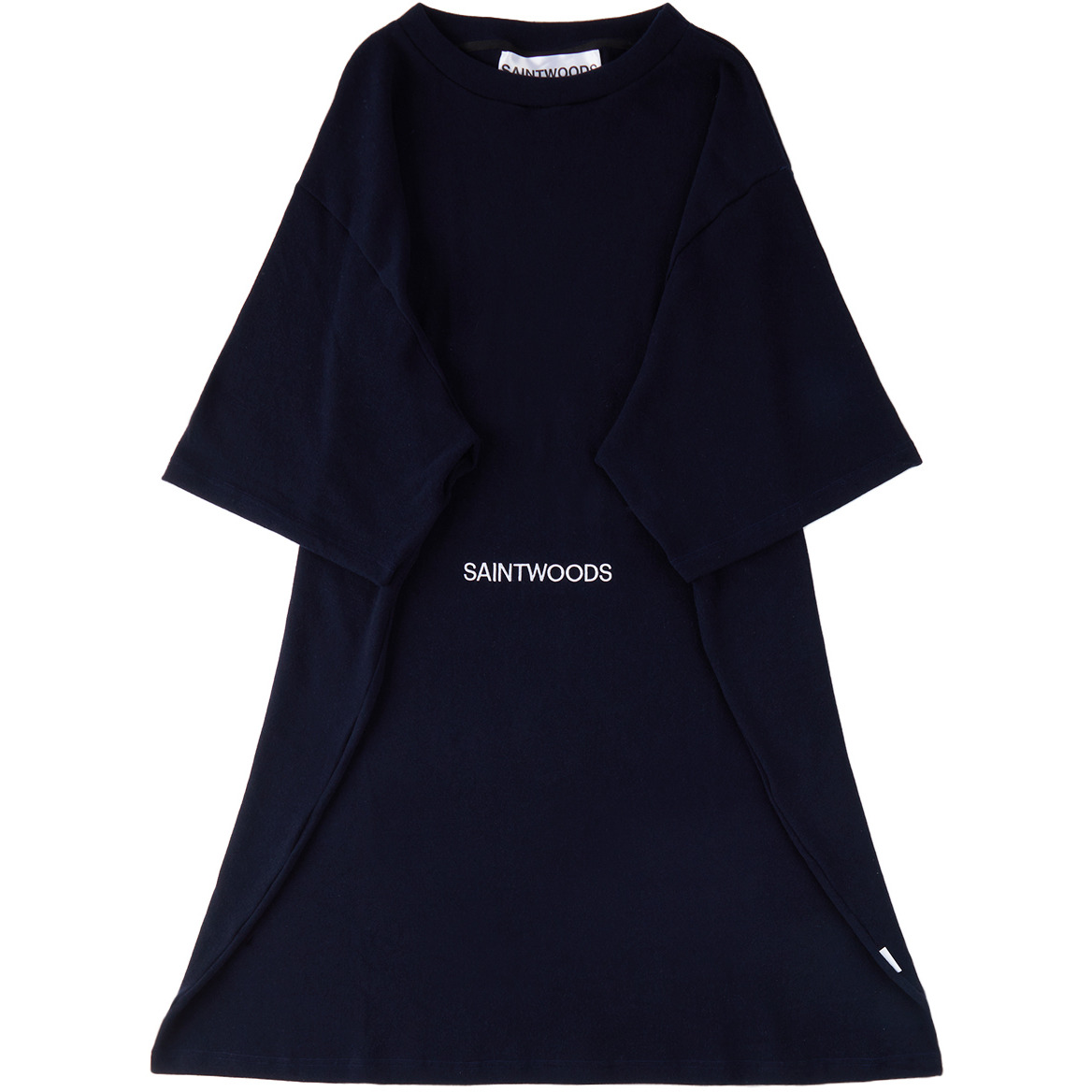 Saintwoods SSENSE Exclusive Navy Wool & Cashmere Oversize T-Shirt Blanket - image 1