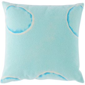 The Elder Statesman Blue Molecule Square Pillow