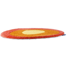 ADER error Red & Yellow Graphic Rug - thumbnail 2