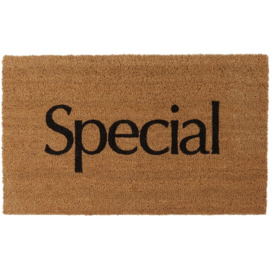 More Joy SSENSE Exclusive Brown 'Special' Door Mat - thumbnail 1