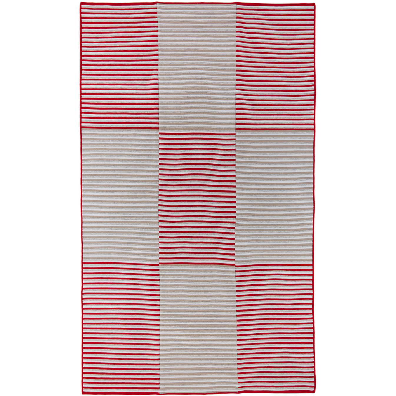 Saunders Red & Grey Bargo Blanket - image 1