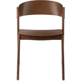 Muuto Brown Oak Cover Side Chair