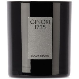 Ginori 1735 Black Stone Refill Candle, 190 g - thumbnail 1