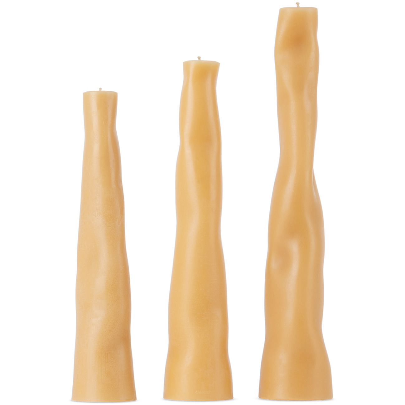 HANDS Yellow Wobble Candle Set - image 1