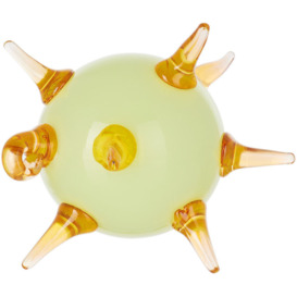 Sticky Glass SSENSE Exclusive Green & Orange Spiky Ornament - thumbnail 2